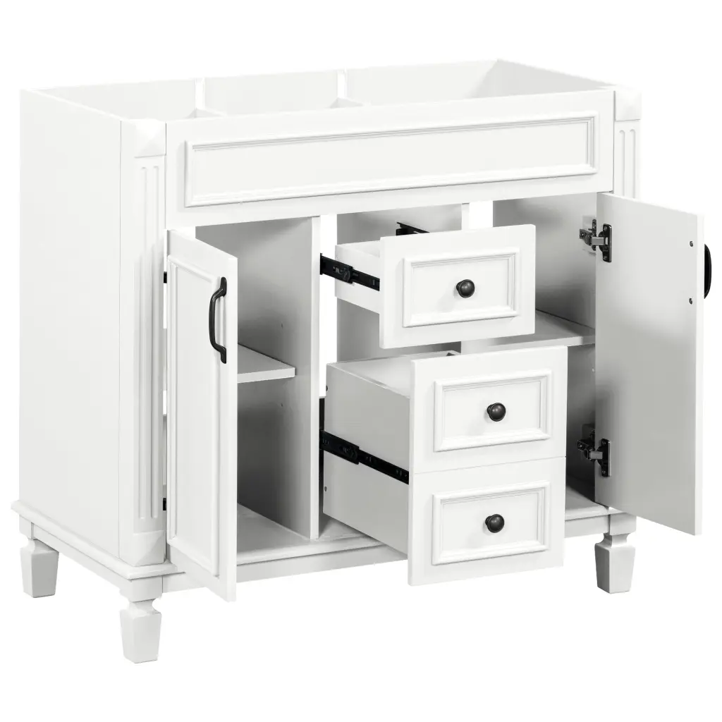36 Inch Bathroom Vanity Without Top Sink Modern Bathroom Storage Cabinet Only rnb