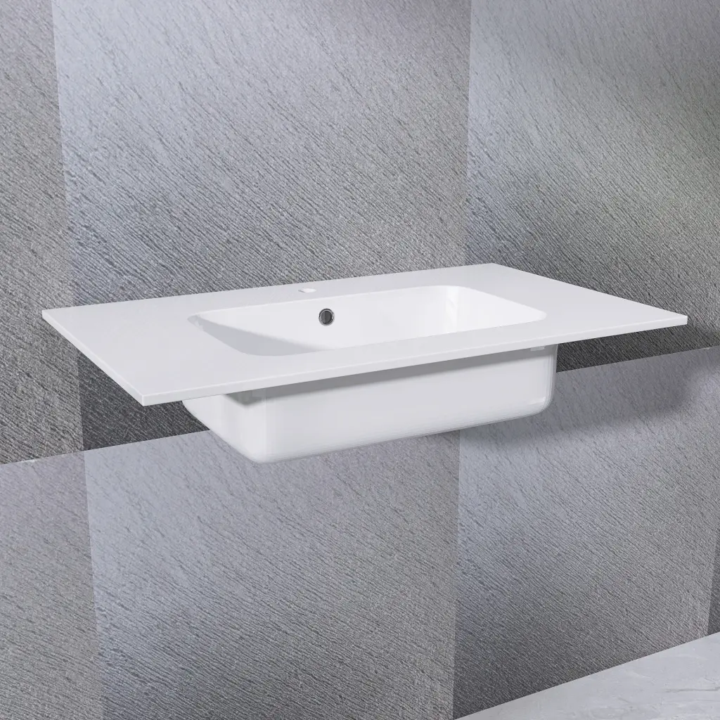 36 Inch Solid Surface Vanity Top Sink Drop Countertop Bathroom w995 bestgo