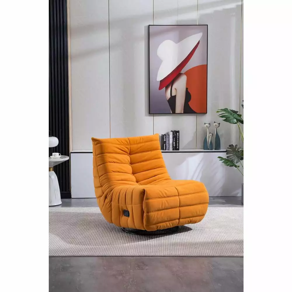 Artisan Design Reclining Chair Velvet Luxury Living Room Furniture