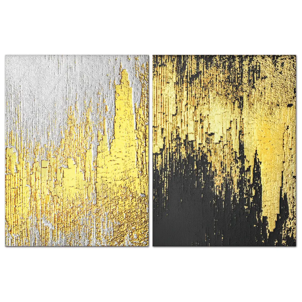 Oppidan Home Divine Opposition 23.6H X 17W X2 Multicolor Acrylic Wall Art furnings