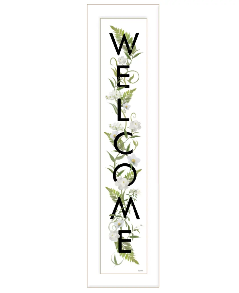 Welcome Indication II Framed Print Houtilize Fenway trendy decor 4u