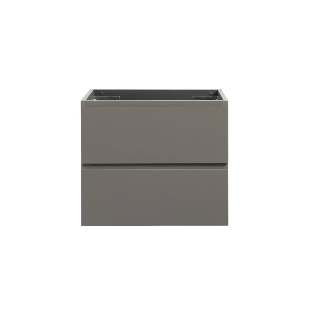 Alice 24W 102 Wall Mount Cabinet Without Basin Gray Color Two Doors Bathroom Storage abay home