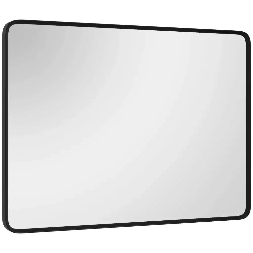 30x22 Inch Aluminum Frame Rectangular Wall Mirror Home Decor aosom business