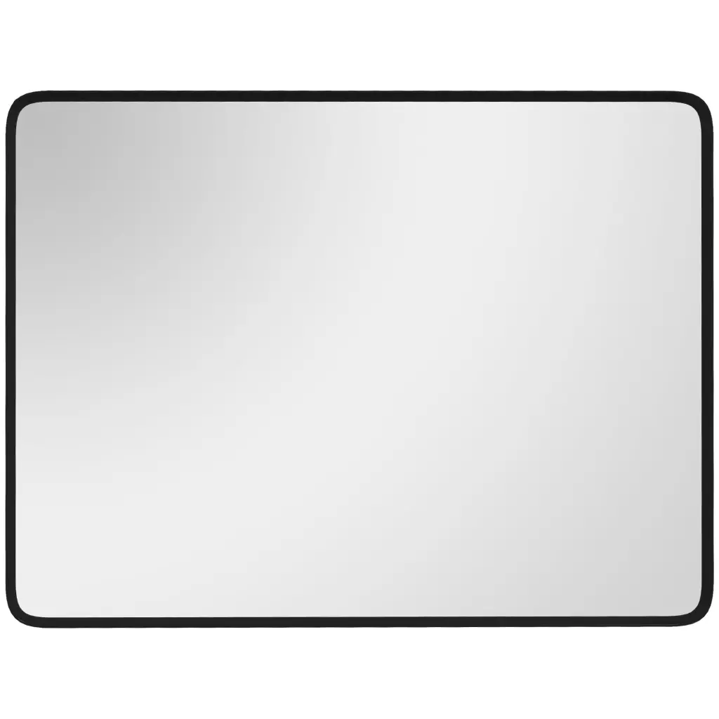 36 x 24 Inch Aluminum Frame Rectangular Wall Mirror Home Decor aosom business