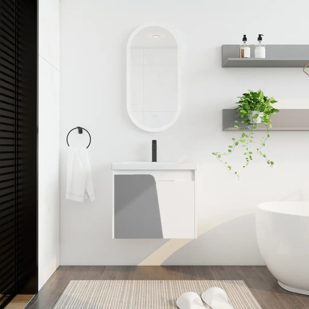 24 Inch Wall Mounted Bathroom Vanity Sink Small Bathroom g-lemon