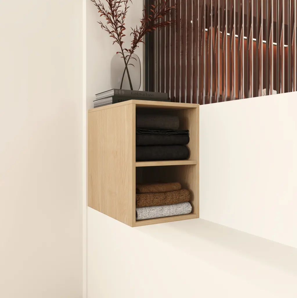 12 Inch Small Wall Mounted Storage Shelves Bathroom - Space Saving Shelving g-lemon