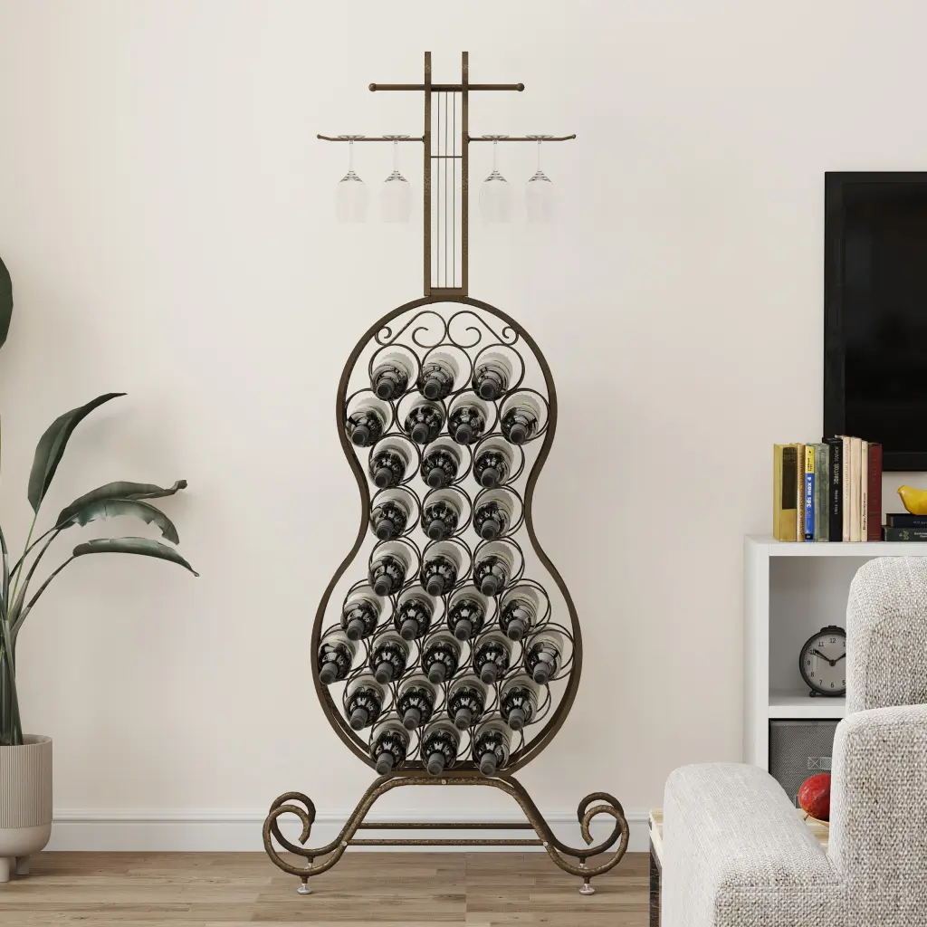 Cello Influence Wine Bakers Rack Freestanding Wine Rack Storage Bottles rnb