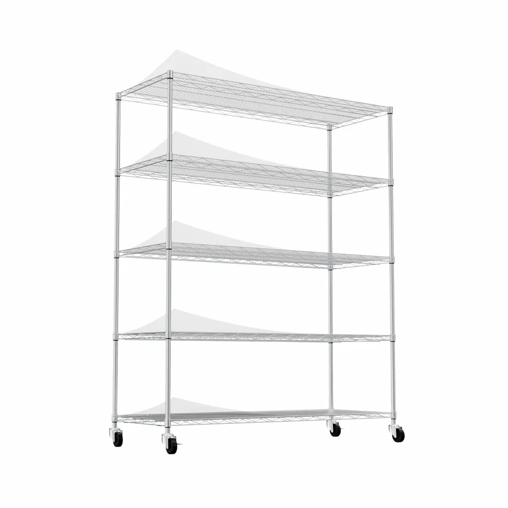 5 Tier Heavy Duty Adjustable Shelving Racking 300 Lbs Capacity cz store
