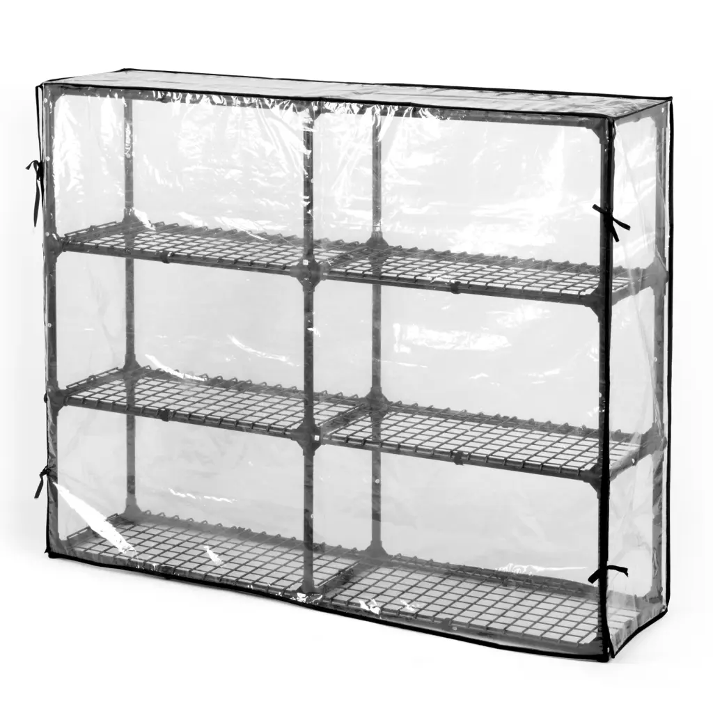 4 Shelf Wire Rack Cover 2 Pack Black Steel Storage Rack kangle store
