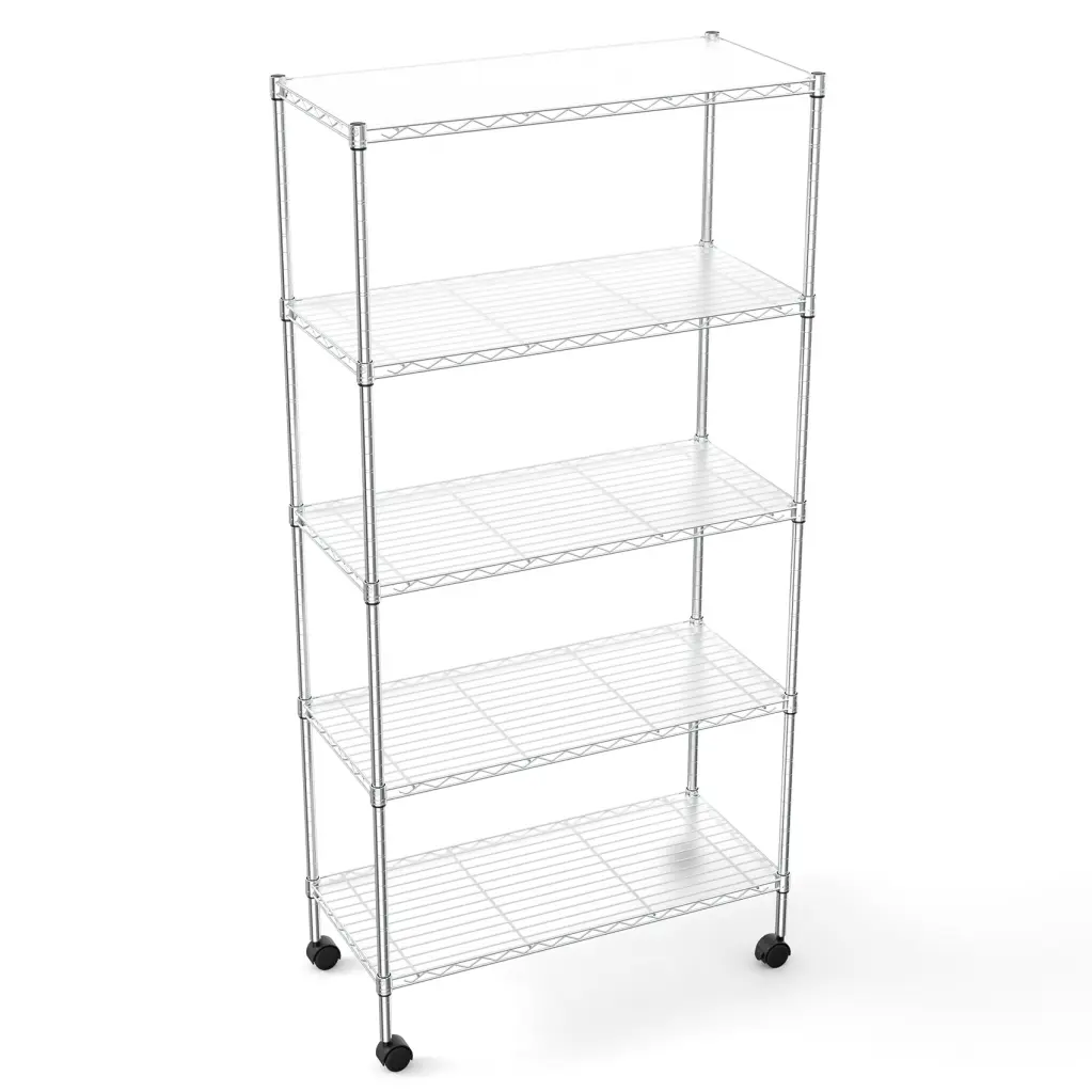 5 Tier Shelf Wire Shelving Unit NSF Heavy Duty Metal Large Storage Rack like it